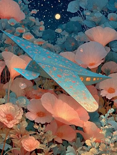 ペイントバイナンバー 花 ナンバーペイント 月 塗り絵 手塗り デジタル DIY大人用 初心者向け 簡単 数字キットによる インテリア アクリル 水彩絵の具 数字による ハンドメイドクラフトアート クリエイティブウォールアート 用 家の装飾, ギフト 額縁