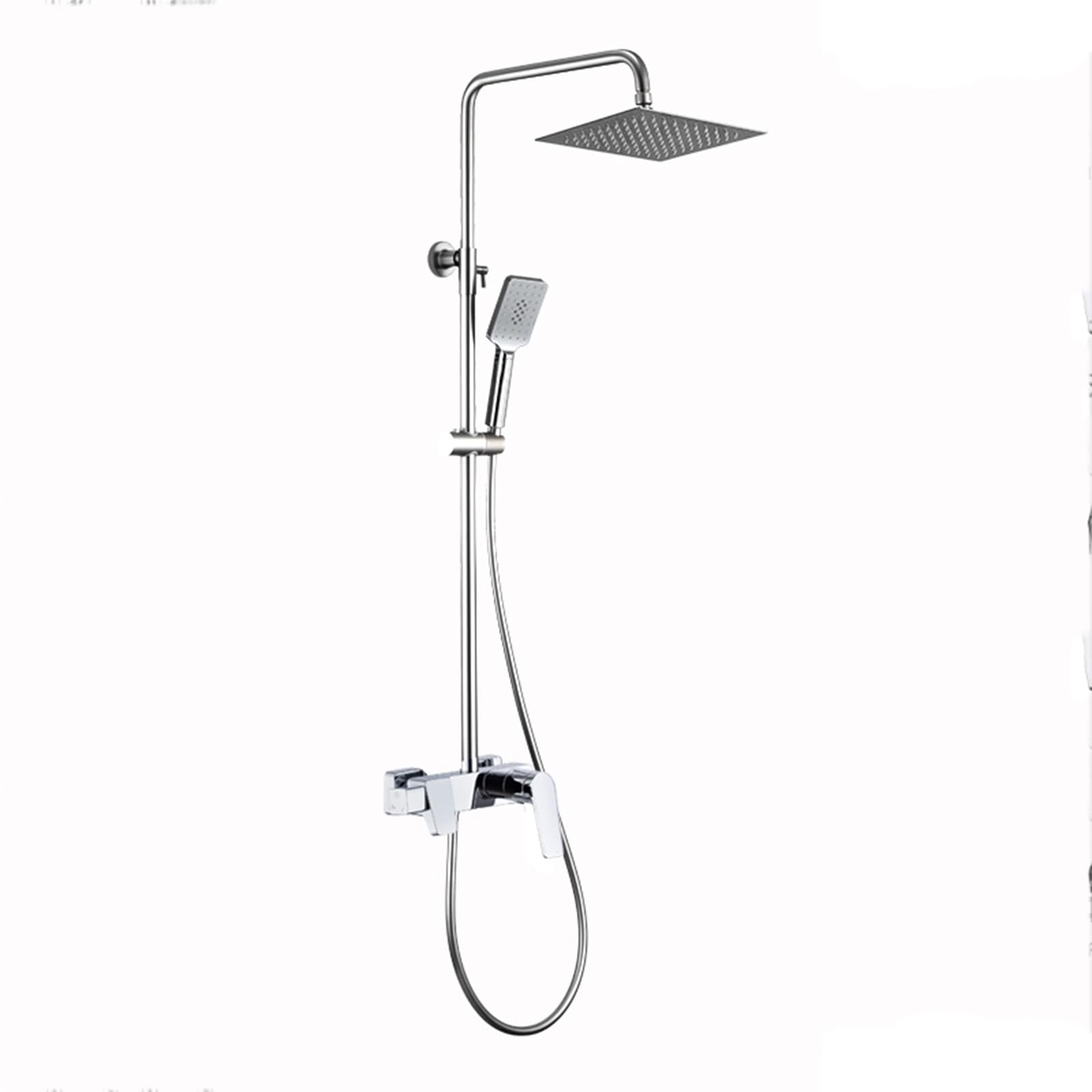 Colonne de douche pour baignoire réglable avec mitigeur laiton