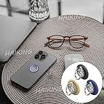 Support de sonnerie de téléphone cellulaire, 3 Pcs 360 Bague de Doigt de Rotation de Degré pour Support de Voiture Magnétique, La plupart des Smartphones, Comprimé, Coque Téléphone (Noir, Bleu, Or)
