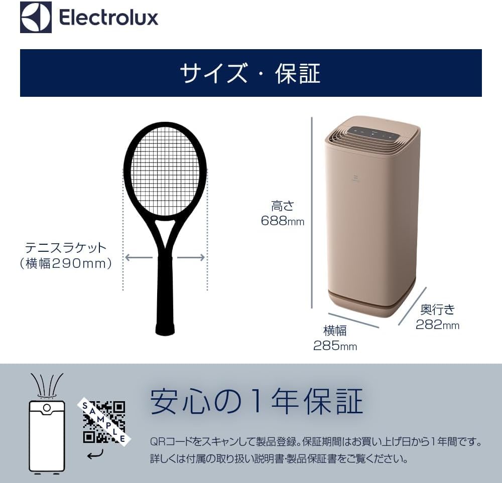 Amazon.co.jp: Electrolux (エレクトロラックス): 加湿空気清浄機