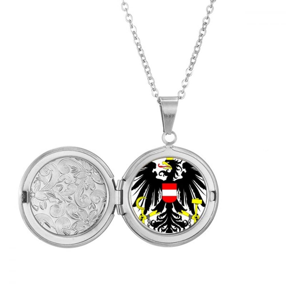 Collier Autriche médaillon anti-ternissement pour peau sensible - 5