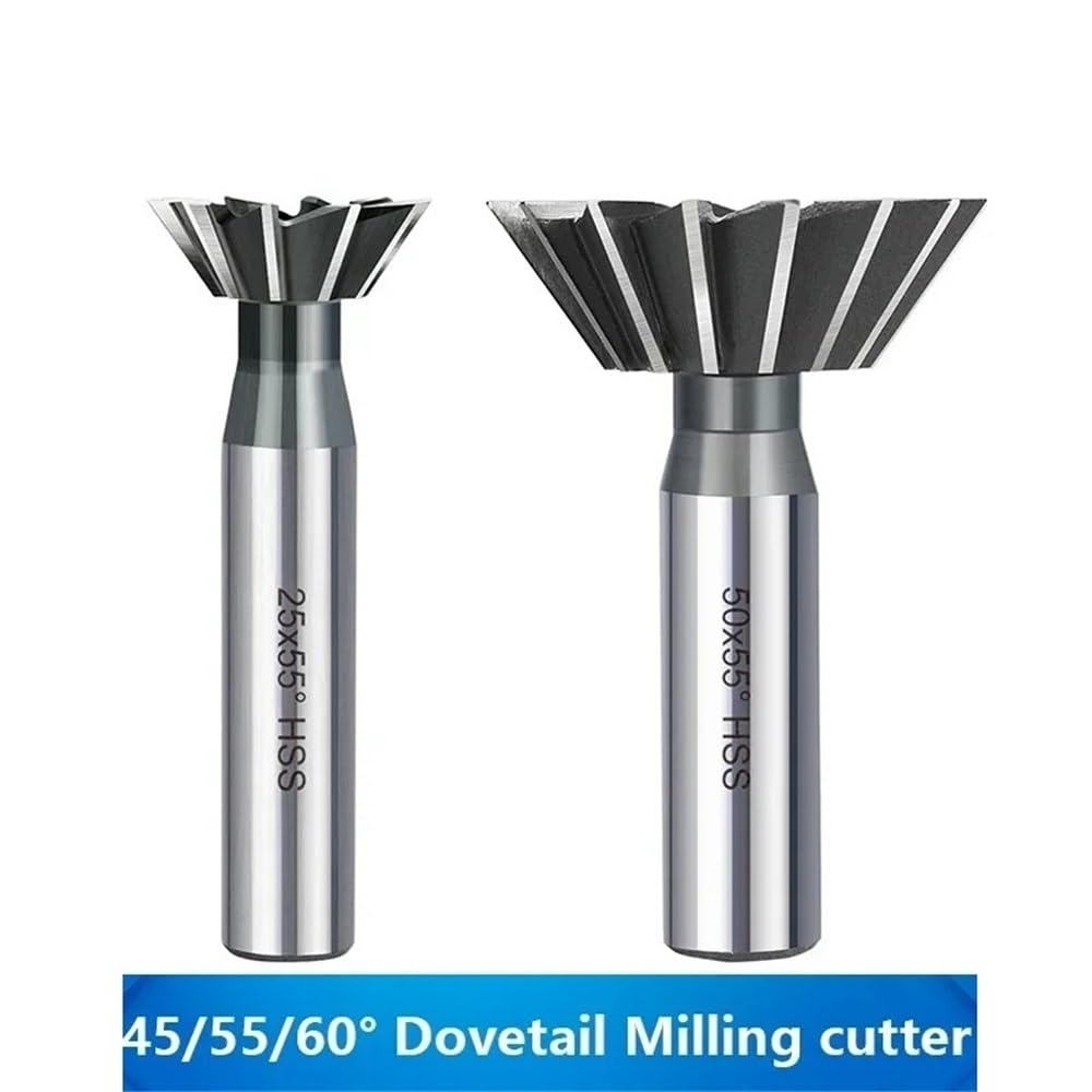 Herramienta para cortar metales Fresa de cola milano acero alta velocidad for corte cobre y hierro fundido, fresa engranajes, herramientas eléctricas, 1 pieza