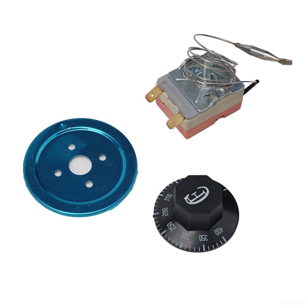 Elektrischer Ofen-Thermostat – Einstellbar 50–400°C, 250V/16A, 2-polig, Für Backofen & Heizgeräte