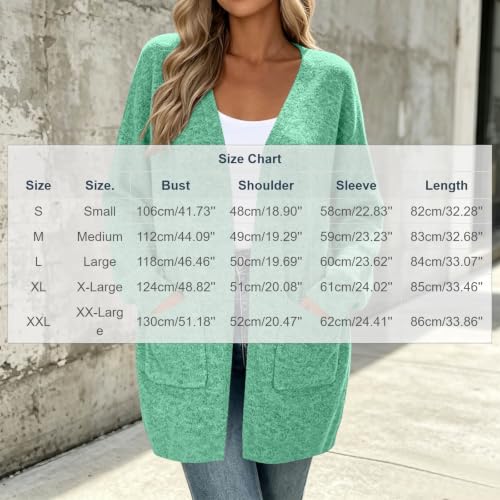 Cardigan Sweaters for Women Open Front Coats Long Sleeve Fashion Jackets - image 4