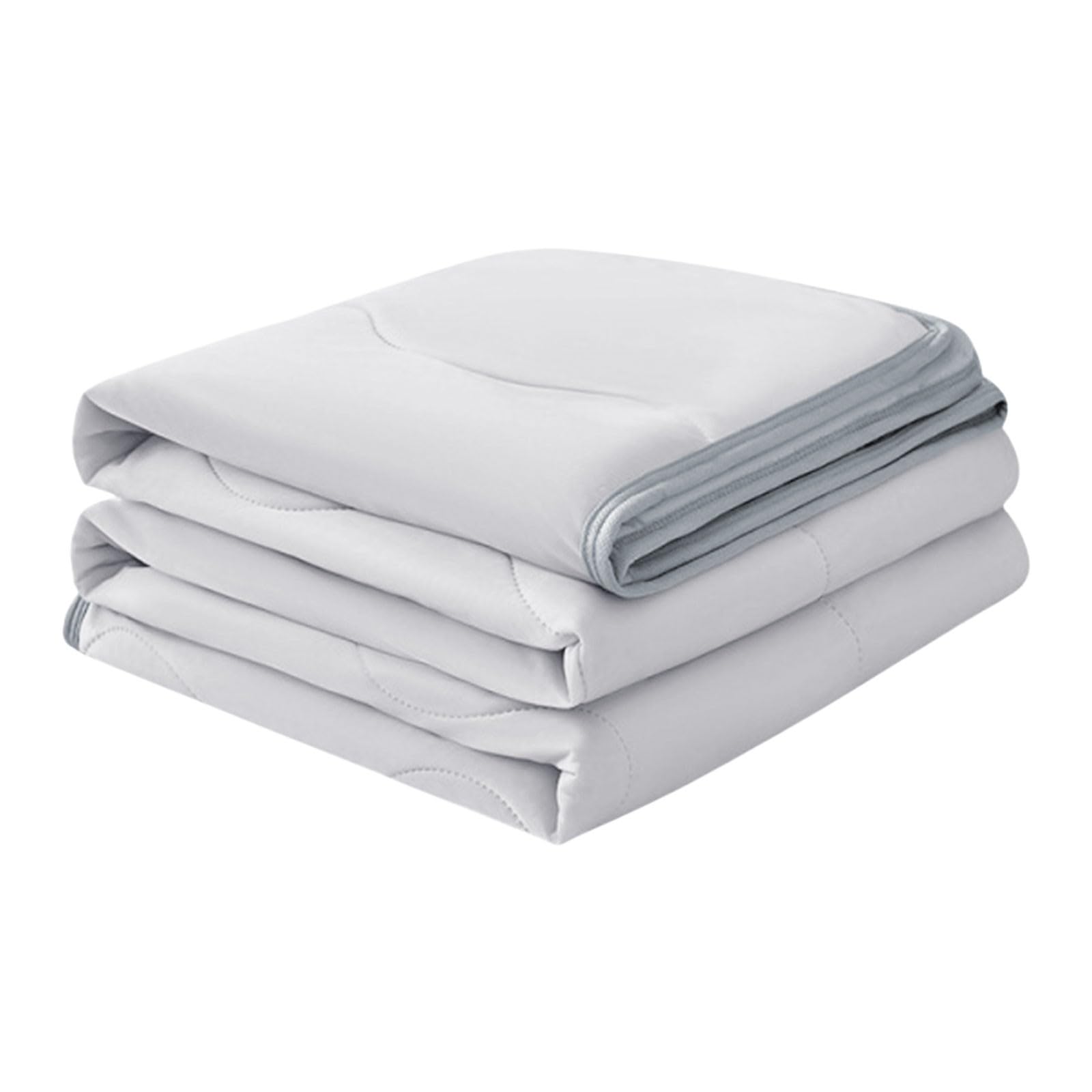 Summer Cooling Blanket for Night Sweats UK, Ice Cooling Blankets King Size Double Bed Adult Single Skin Friendly Plain Print Bed Blanket Cooler Quilt for Hot Sleepers Sweats All-Season Lightweight โ image 1