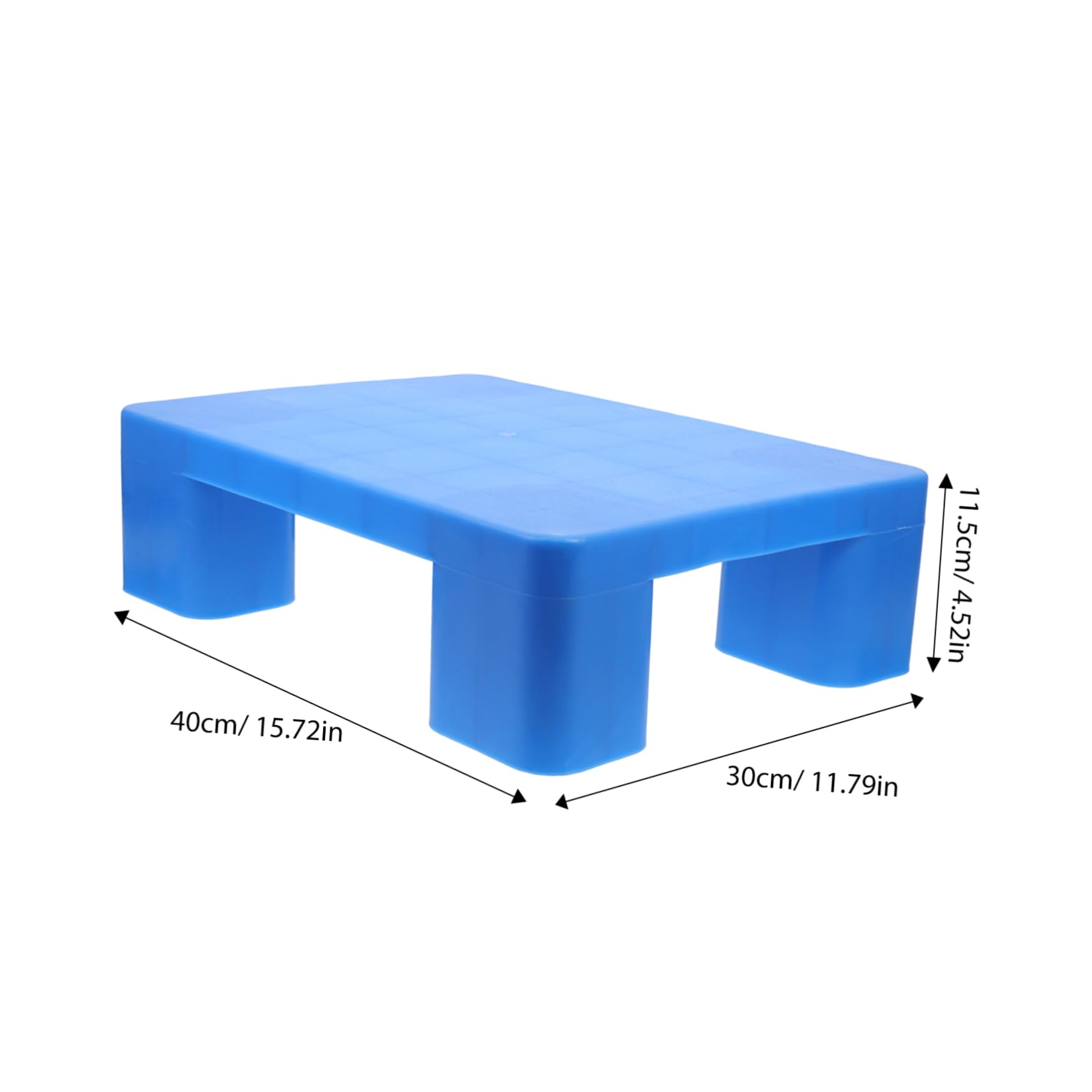 Uonlytech Pallet in Plastica Per Stoccaggio in Cantina Resistente e Robusto Dimensioni 40x30x12 Cm Per Garage e Supermercati Pallet Multifunzionale Pesi Elevati