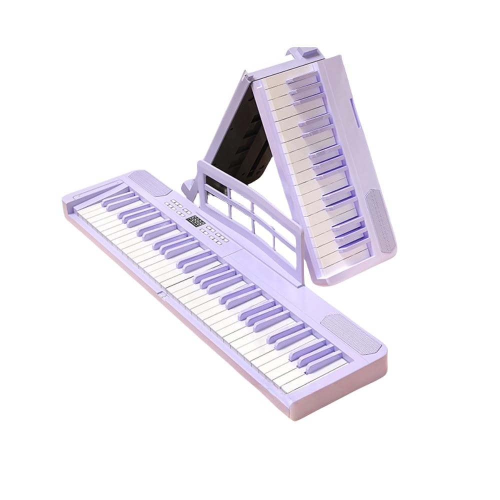 Amazon | Pakabiポータブル61鍵折りたたみ式デジタルピアノ。学生