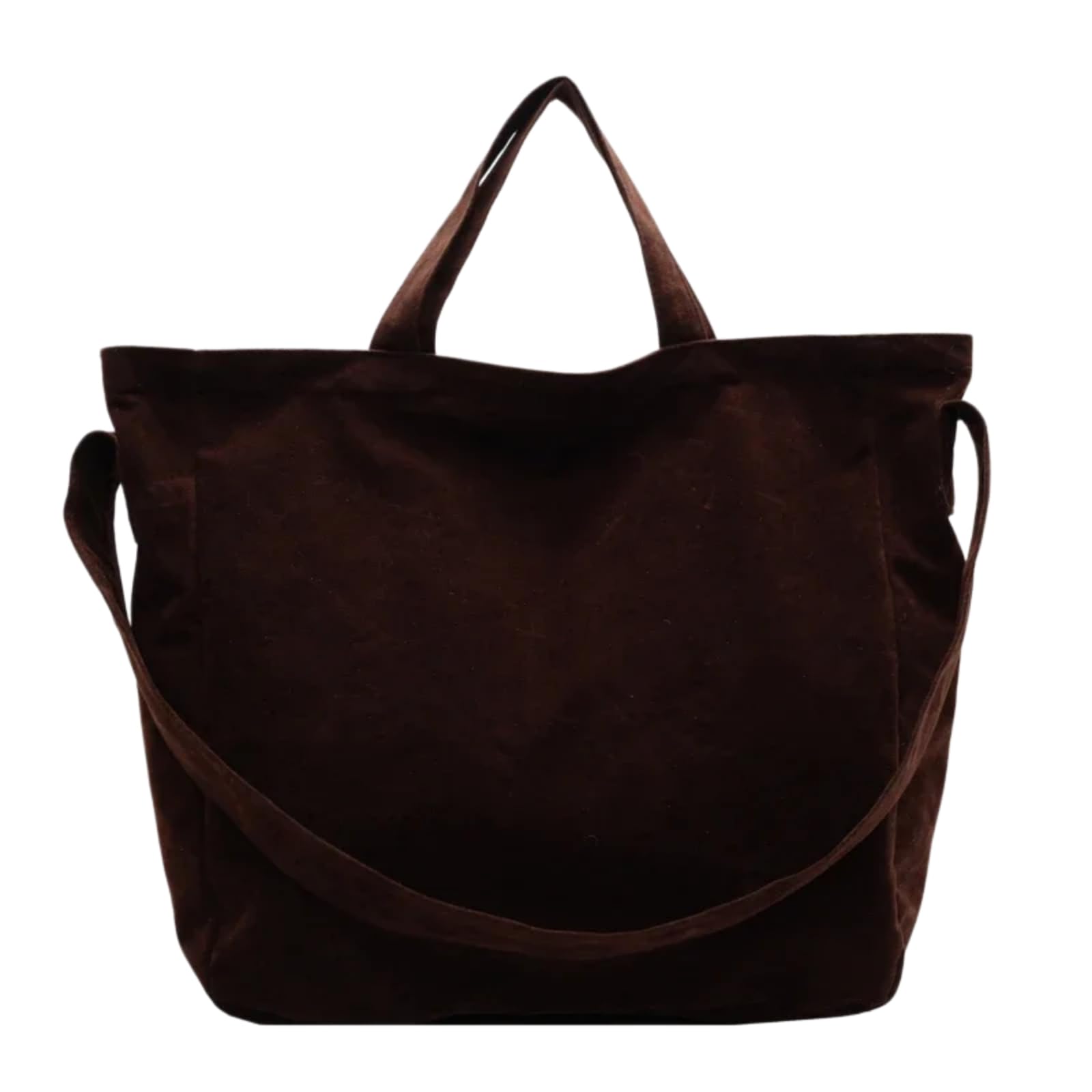 Gyios handbags for women Large Capacity Tote Bag Zipper Popular Fashion Handbag Soft Simple Commuting Shoulder Bag-coffee
