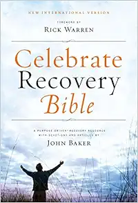 NIV, Celebrate Recovery Bible, Paperback book cover