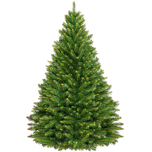 SPRINGOS Árbol de Navidad Artificial con Soporte para árbol de Navidad, 220 cm, fieles a la Naturaleza, Densidad de Ramas de PVC, Abeto escandinavo