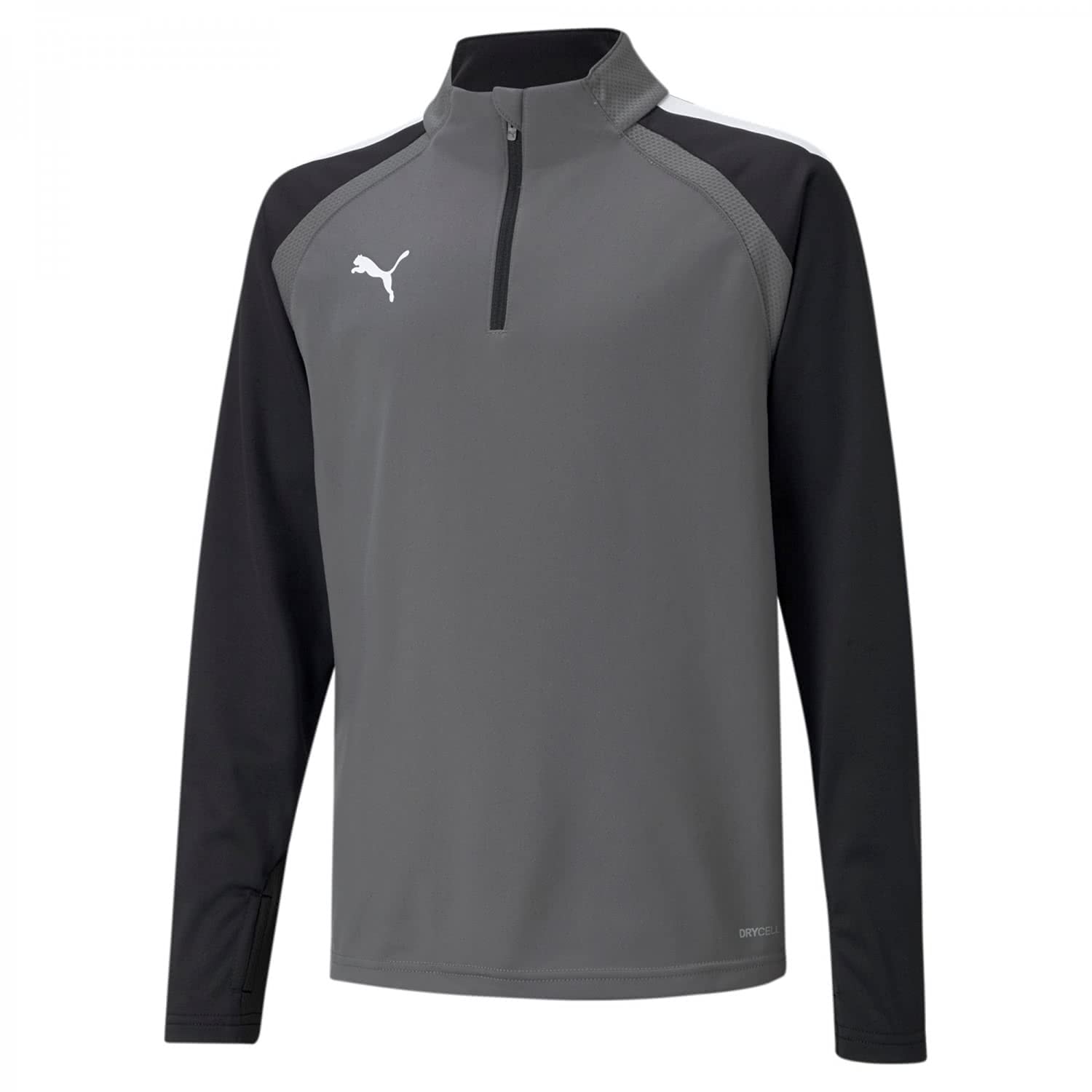 Puma Boys / Girls Teamliga 1/4 Zip Tracksuit Drill Top 657237 - 128 7-8 Years