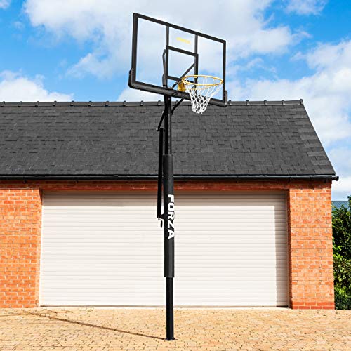 TOYANDONA Metall-Basketballnetz - Verzinkte Kette Mit 12 Schnallen Für Outdoor-Courts