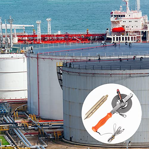 Oil Gauging Tape With 560G/20Oz Brass Plumb Bob, Explosion-Proof Oil Tank Gauging Tapes-10M #TOP5