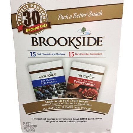 Brookside Dark Chocolate Superfruit Variety Pack: 30 count