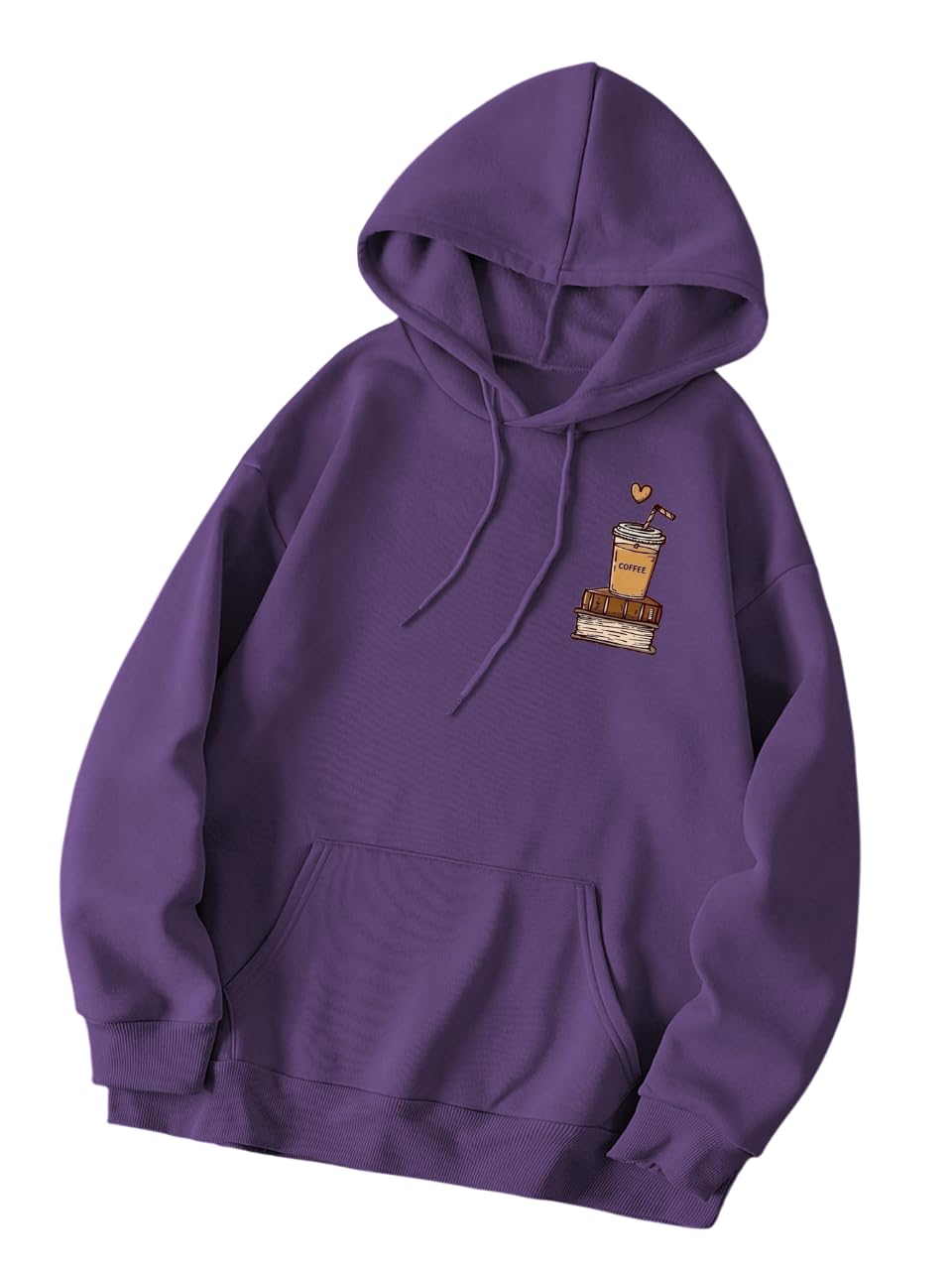 glasgo “GLASGO Trendy Girl's & Women's Printed Hoodie – Aesthetic Winter wear for Women |Oversized Casual Streetwear | Coffee Lovers Sweatshirt ”-picture-21