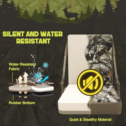 TIDEWE Heated Hunting Seat Cushion with Backrest, Next Camo G2 - image 3