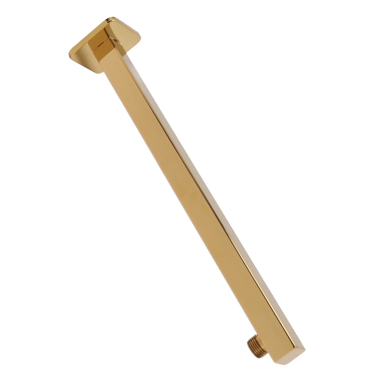 YWBL-WH Brazo de Ducha Extensor Acero Inoxidable 360° Ajustable con Cabezal de Ducha Montado en Pared para Baño Moderno