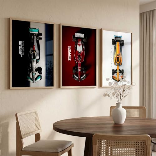 Image of kotart Big Sports Cars Framed Posters Gift Items for Boys Room Wall Decoration Bedroom Living Room Office Studio Decor | Car Poster Frame for Wall Decor Set Of 3 Size (14x20 Inch)