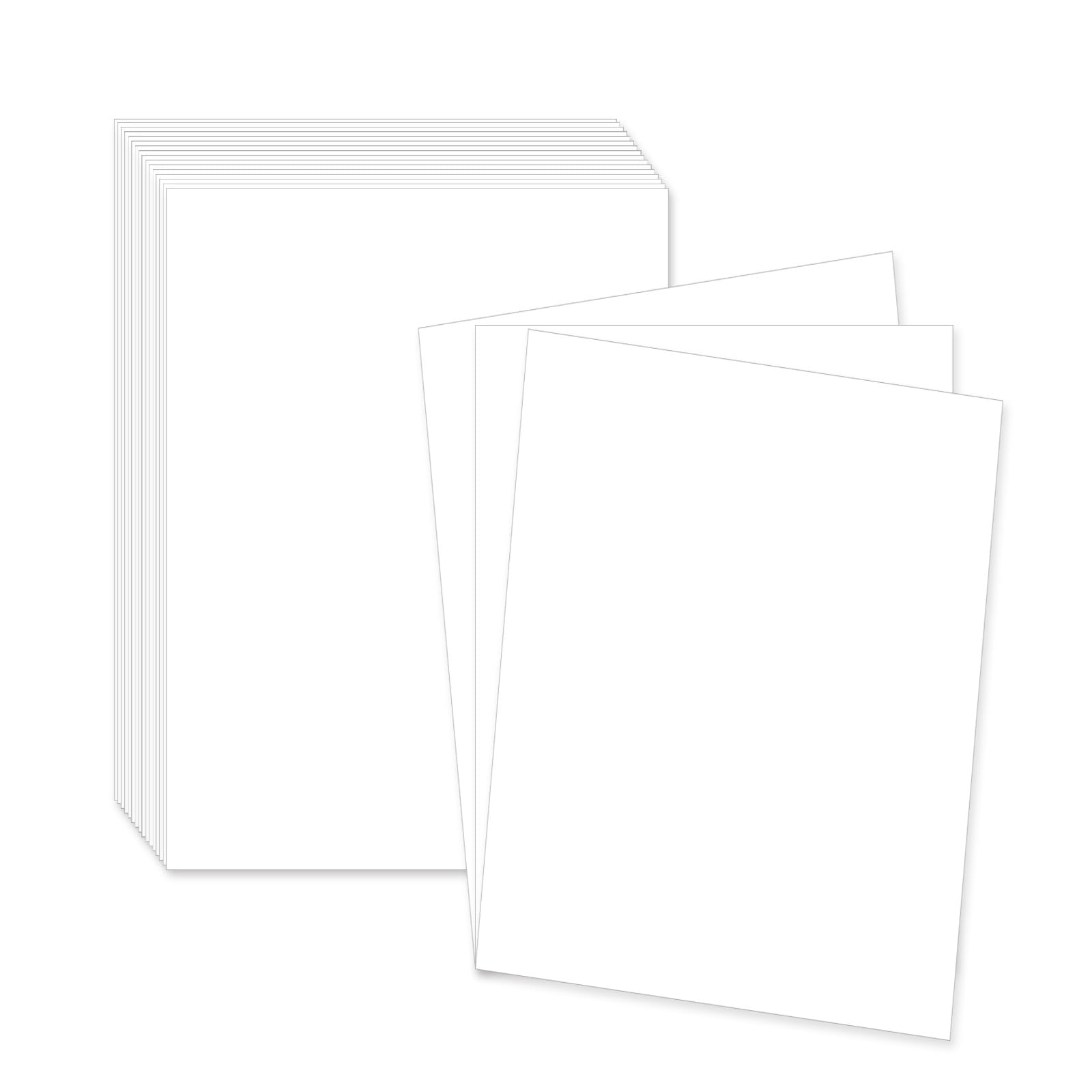 MULIANBOX White Cardstock 11x17 Inch 30 Sheets Card Stock Paper 65lb/180gsm DIY Hand-Drawn Painting Paper for Drawing Card Making Scrapbooking Gifting