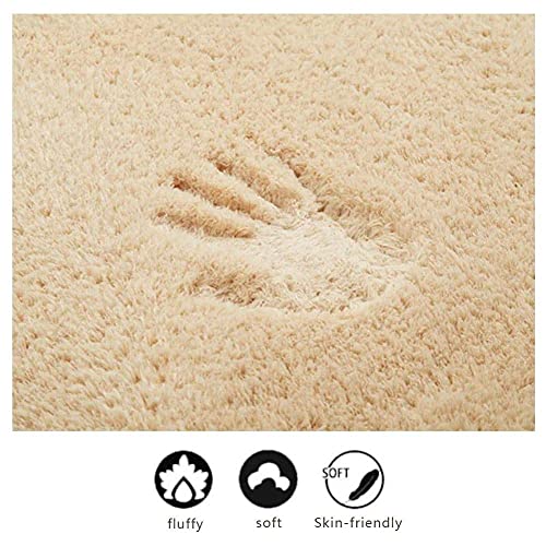 ASDWA Plüsch Baumwolle Ovaler Badteppich, Dicke weiche Bodenmatte saugfähiger Rutschfester strapazierfähiger Badteppich… – Bild 4