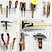 INCLY 278PCS Pegboard Accessories Organizer Kit, Peg Board Hooks Assortment with Bins for Organizing Various Tools, Fit 1/8 or 1/4 inch Pegboard for Hanging Storage, Garage Wall Attachments
