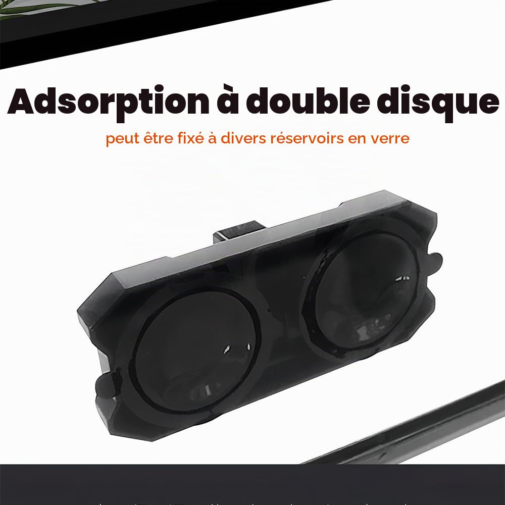 Support D'éclairage pour Reptiles,Support D'éclairage avec Hauteur Réglable de 15,9" a 27,6" et Largeur de 9,1" a 11,2",Support D'éclairage au Sol pour Tortues,Table en Verre,Aquarium,Terrarium