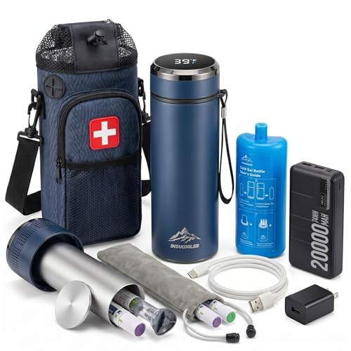 Image of Electric Insulin Cooler Travel Case with Power Bank