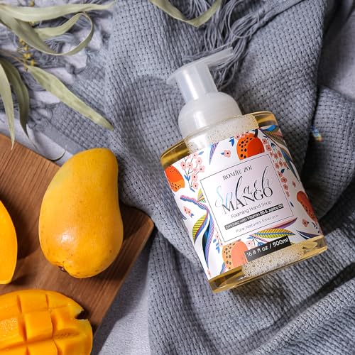 Image of ROMIIE ZOI Foaming Hand Soap, Splash Mango, 500ml / 16.8fl.oz | With Gift Box, Gentle cleansing, nourishes skin without drying
