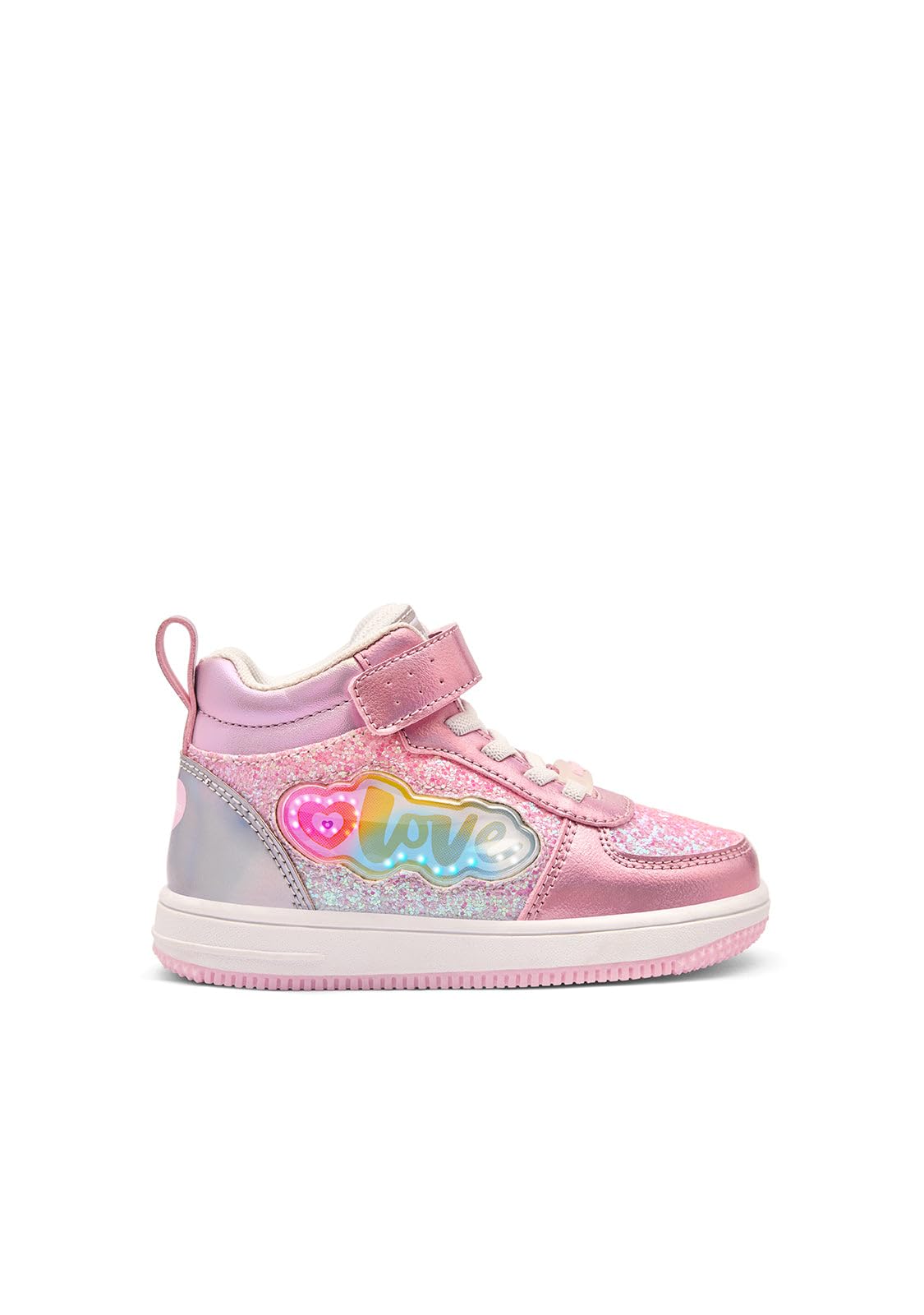 Chaussures Licorne Pailletées Pour Fille – Sneakers Glitter Multicolore Avec Corne, Ailes Et Queue