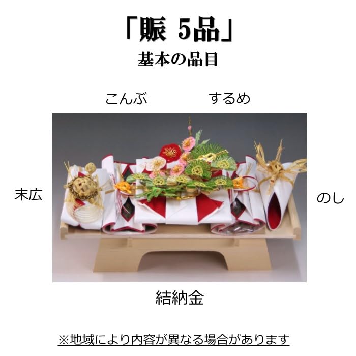 Amazon | 結納セット 略式【賑】5品(結納用)基本セット+付属〔藤