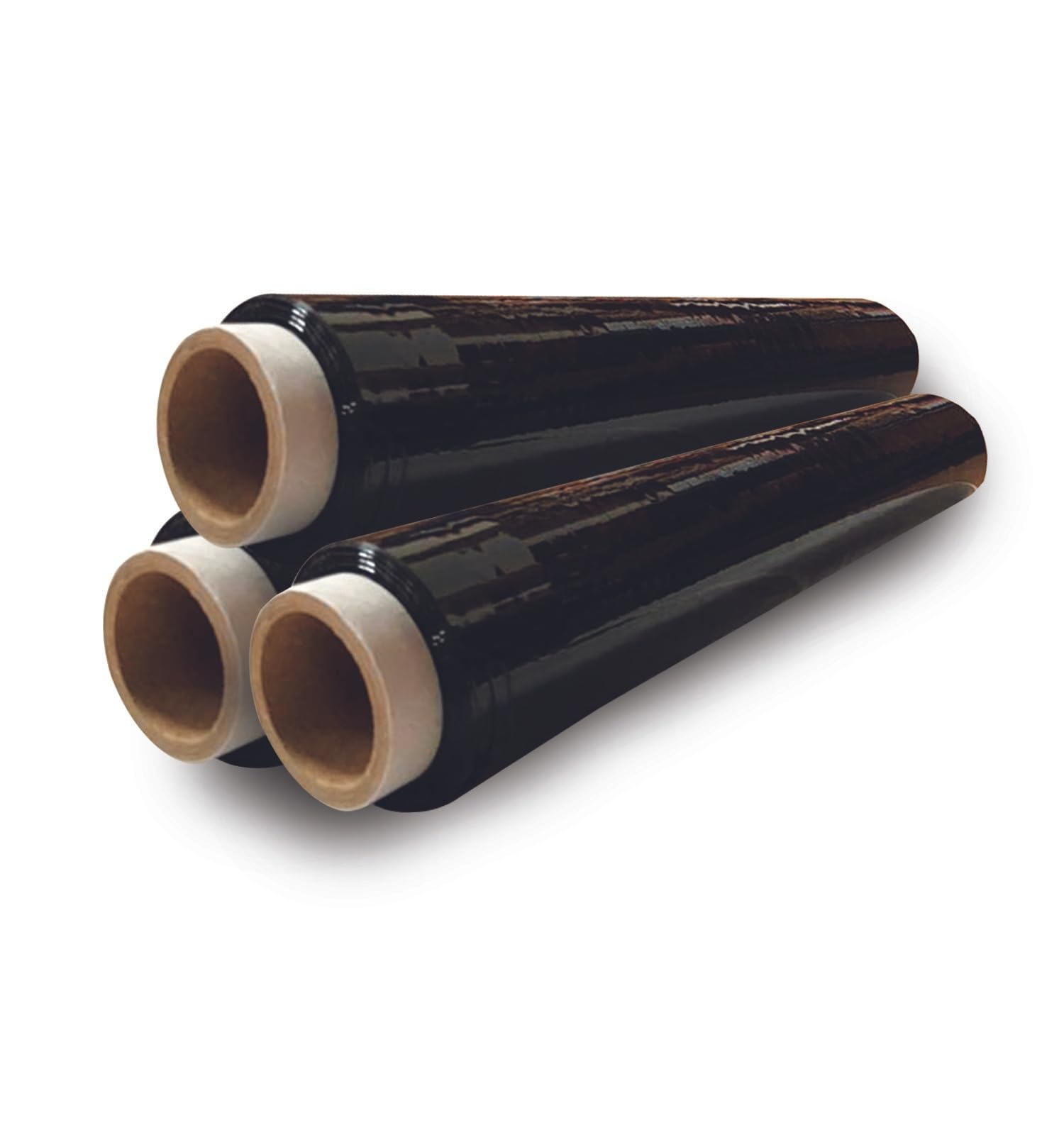 Packy Black | 3 Roll Pallet Wrap | 400Mm X 150M X 20Mu | Shrink Stretch Wrap Film