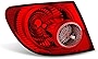 VIPMOTOZ Red Lens OE-Style Outer Body Tail Light Lamp Assembly For 2005-2008 Toyota Corolla, Driver Side