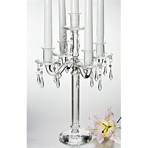 Studio Silversmith 5 Light Crystal Candelabra Cover