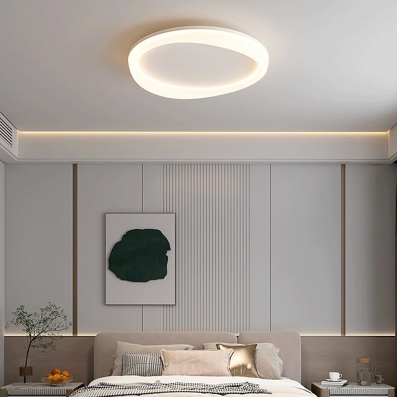 Plafonnier LED irrégulier dimmable 3 couleurs avec diffuseur acrylique - 2