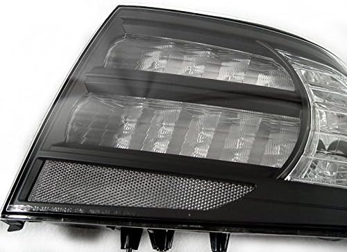 DEPO 2004-2008 Acura TL / Type-S Black / Clear Tail light Cover Set