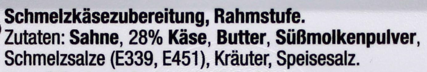 Milkana Kräuter Schmelzkäse, 8er Pack (8 x 190g)