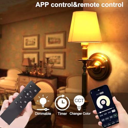 Ampoule intelligente avec télécommande GRV E27 A60 9W lot de 2 - 6