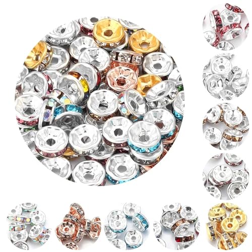 50 piezas Cuentas de Cristal 6mm Multicolor para Pesca miniatura 6
