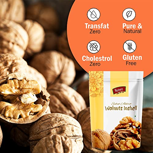 Image of Nutwiz Premium Nuts (Shelled Walnut / Sabut Akhrot, 500g)