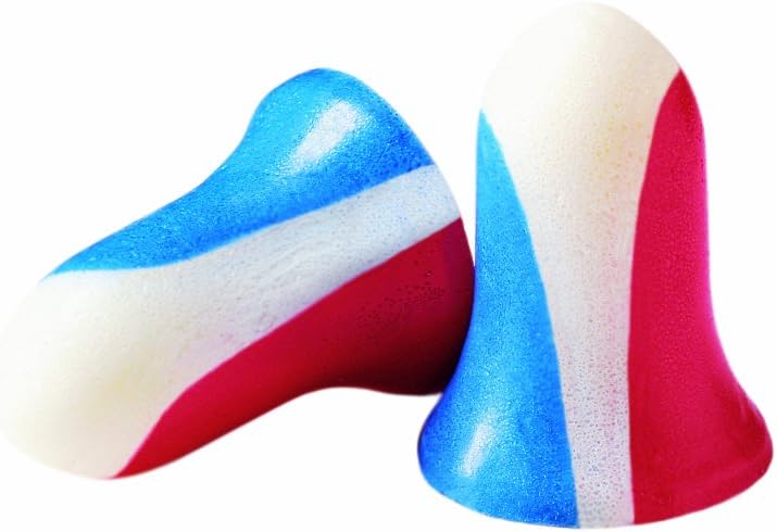 USA Shooters Ear Plugs, 10 Pair Red/White/Blue