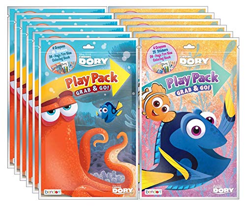 Bundle of 12 Disney Pixar Finding Dory Grab & Go Play Packs