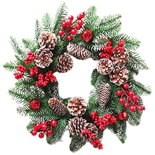 Couronne de Noël pour porte d'entrée le cadeau de crémaillère idéal pour gâter vos proches