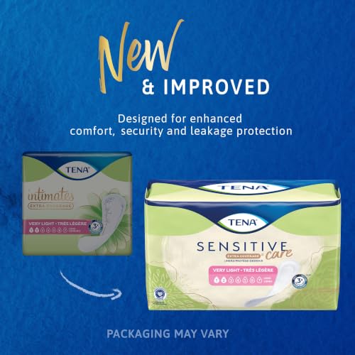 TENA Sensitive Care Extra Coverage Female Incontinent Pad Very Light Long 9" L 54291, 50 Ct - image 2