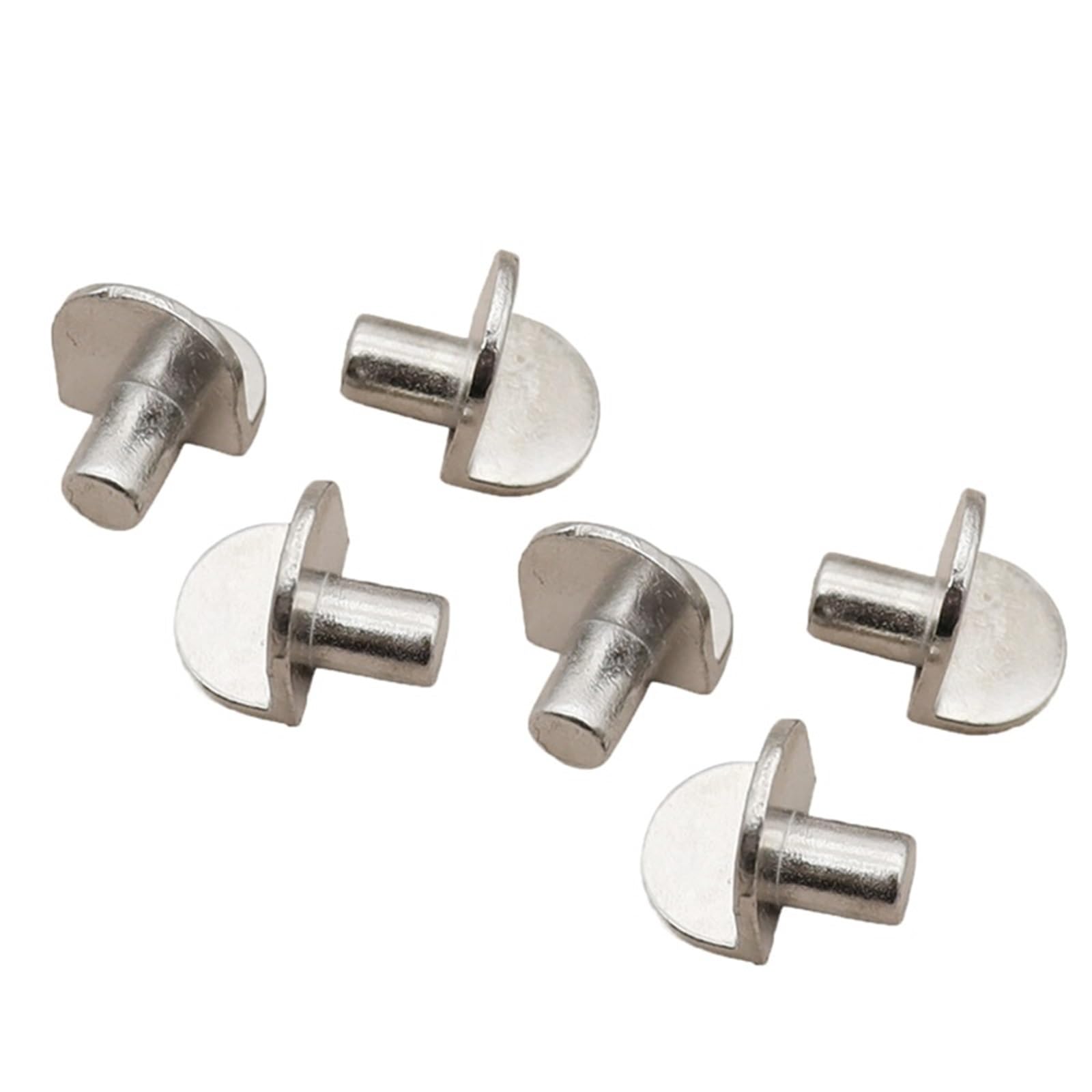 Qvorlth One Color 5Mm L-Shaped Shelf Support Studs Pegs Pins Plugs 100Pcs Silver Alloy Cabinet Separator