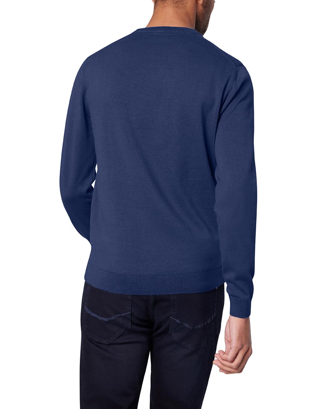 Pierre Cardin Herren Pullover Rundhals Strick RH | Männer Basic Strickpulli | Mordern Fit