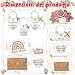 Imagen de Hestya 9 Piezas Regalos Fin de Curso para Profesores Regalo Graduación Maestra Infantil Profesora Primaria Gracias por Todo Español Neceser Llavero Tarjeta de Agradecimiento para Profe Guardería