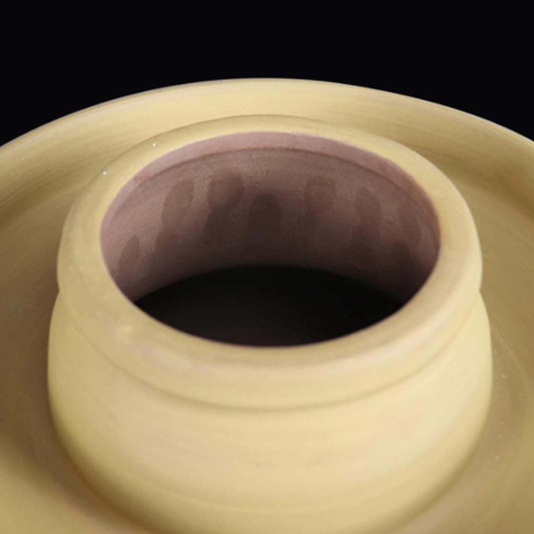 Tarro de Fermentación de Olla de gres, Tarro para Pepinillos, Tarros con Tapa para Aceitunas, Tarro de Fermentación o Decapado,Jarrón de Barro,Tarro para fermentar c A