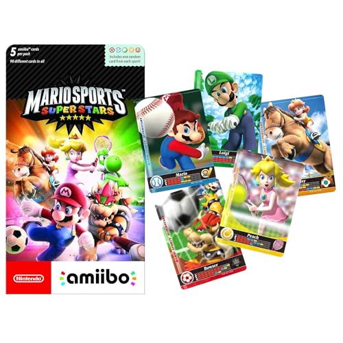 Nintendo Mario Sports Superstars amiibo cards 5-Pack - Nintendo 3DS
