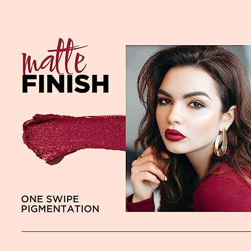 Image of Shryoan Non Transfer Matte 24 Hours Waterproof Lipstick - 5gms