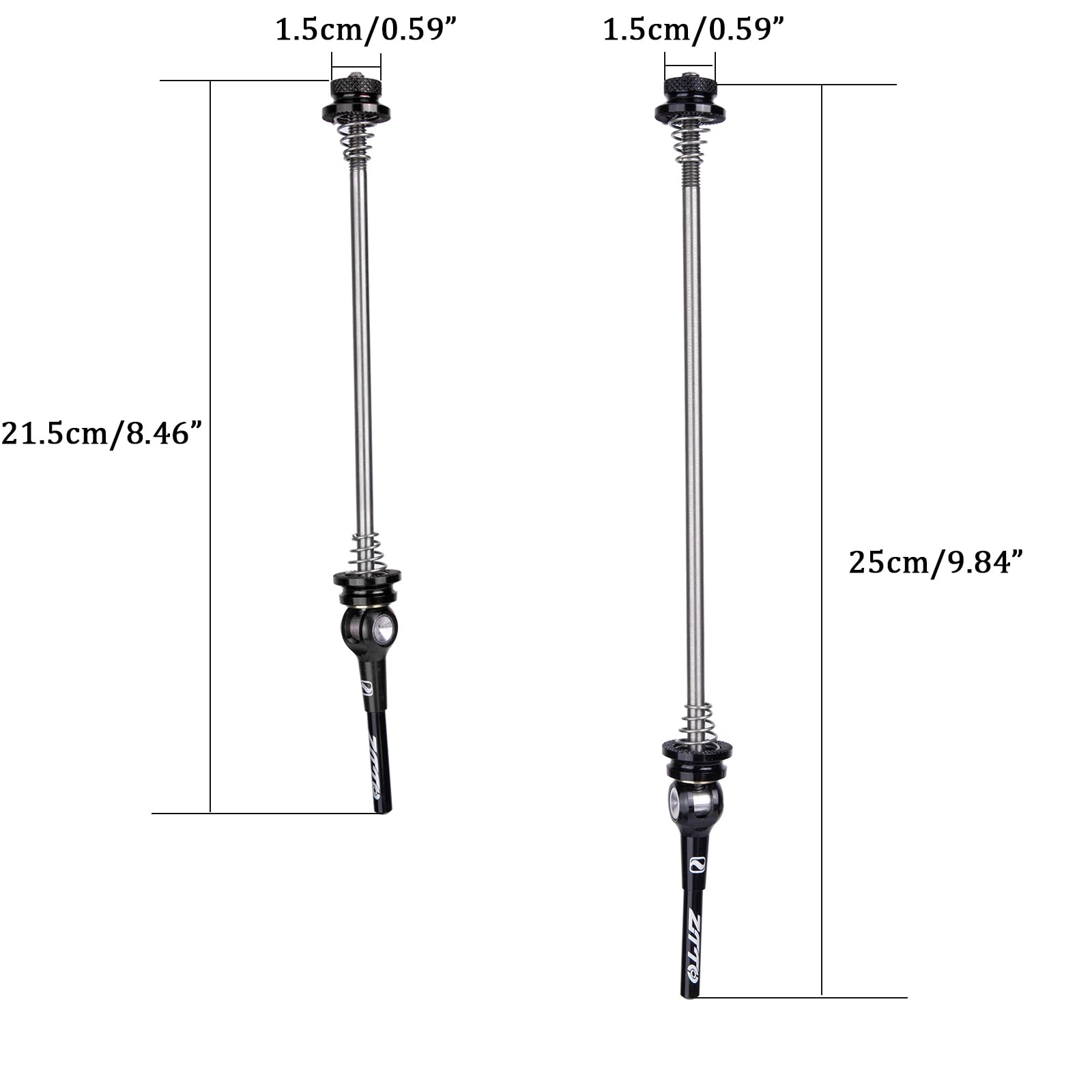 Amazon.com : ZTTO Bike Quick Release Skewers, 1 Pair Ultra-Light